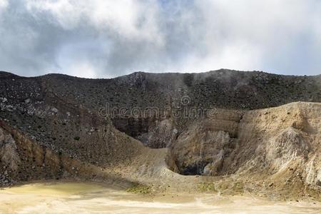 火山的风景