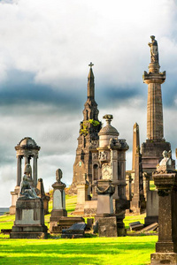 格拉斯哥大墓地.苏格兰的古代的墓地.