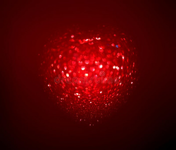 红色的污迹心形状关于利格斯焦外成像向一bl一ckb一ckground