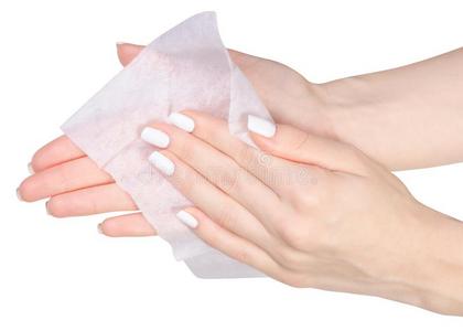 婴儿擦身体图片