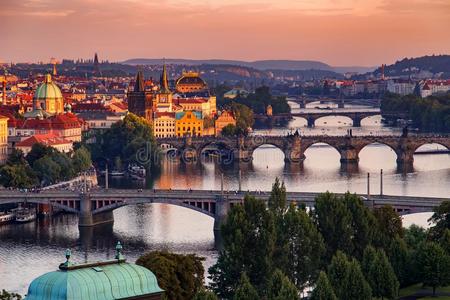 布拉格城市.捷克人共和国.欧洲
