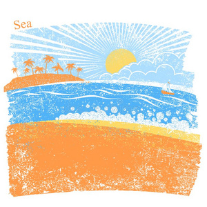 蓝色背景摘要图片