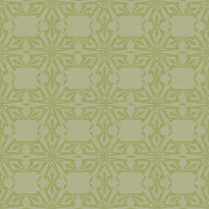 橄榄绿色的花的无缝的模式
