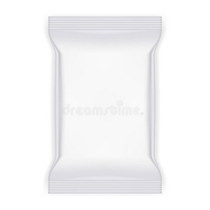 白色的食物快餐塑料制品枕头袋