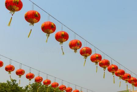 中国人灯笼在的时候新的年节日