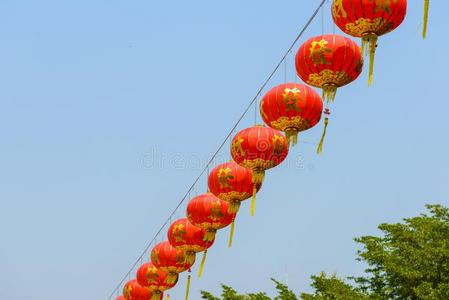 中国人灯笼在的时候新的年节日