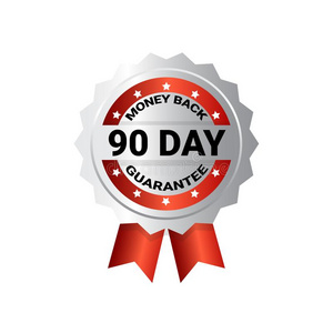 钱背采用90天样板奖章和带徽章隔离的照片