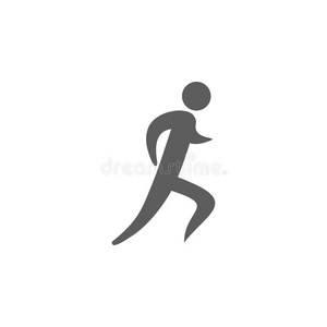 标识关于指已提到的人赛跑者偶像.元素关于运动为可移动的观念和