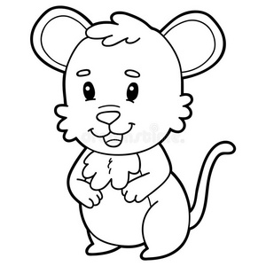 色彩页漫画老鼠