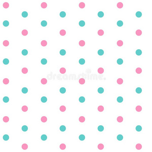 粉红色的和蓝色点向白色的背景彩色粉笔无缝的模式英语字母表的第22个字母