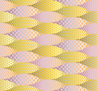 鱼规模抽象的几何学的无缝的模式.