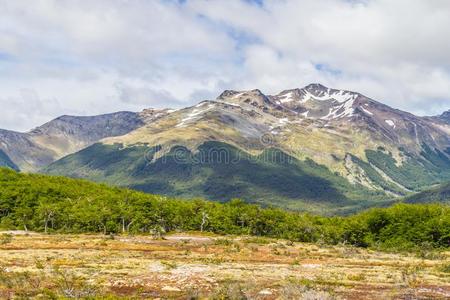 小湖埃斯梅拉达跟踪和森林和山