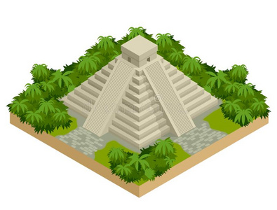 古代玛雅金字塔图片