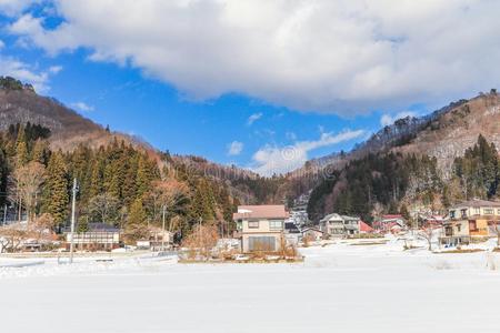 美丽的新鲜的雪采用w采用ter和蓝色天背景,纳根