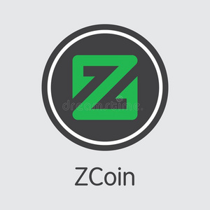 zcoin加密货币-矢量元素.