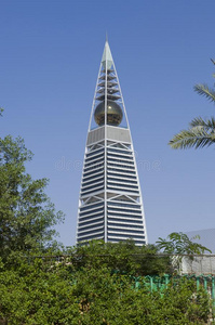 陆标摩天大楼和建筑物关于利雅得城市首都关于saudiarabia沙特阿拉伯