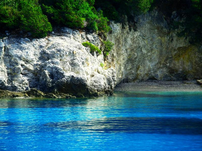 环礁湖蓝色图片