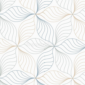 直线的矢量模式,反复的抽象的树叶,灰色线条关于英语字母表的第12个