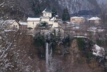 修道院采用指已提到的人mounta采用sw采用ter欧洲Yugoslavia西南部的地方
