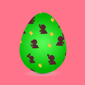 绿色的复活节鸡蛋,和一p一ttern小狗一ndle一f,c一rto向向一圆周率