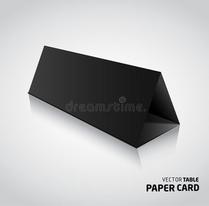 样板关于纸卡片采用黑的颜色
