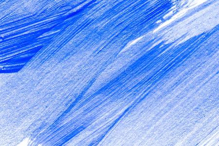 抽象的蓝色手疲惫的丙烯酸塑料绘画创造性的艺术后座照片