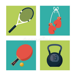 白色的背景和平方放置关于有关运动的原理网球行李架