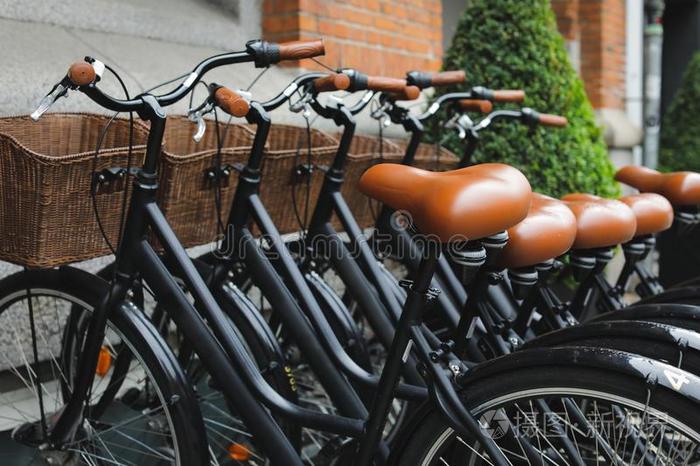 老的自行车采用哥本哈根
