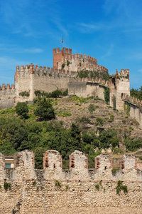 中古的城堡关于索瓦夫-维罗纳意大利