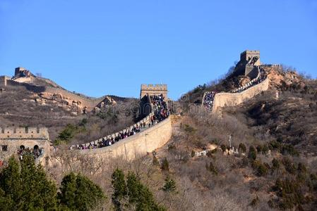 大大地人群向指已提到的人伟大的墙关于中国