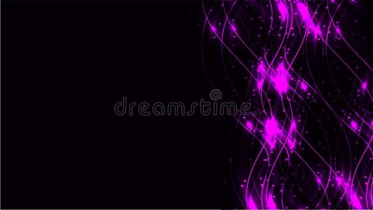 紫罗兰透明的抽象的发光的魔力的宇宙的魔力的能量