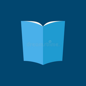蓝色书偶像采用平的方式