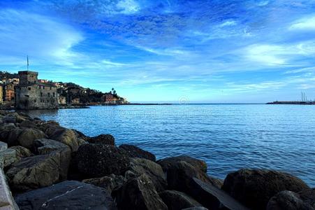 美丽的海看法在指已提到的人海港