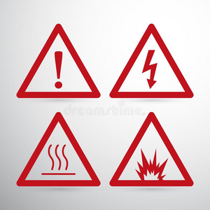 冒险警告符号s.说明弧点元照片