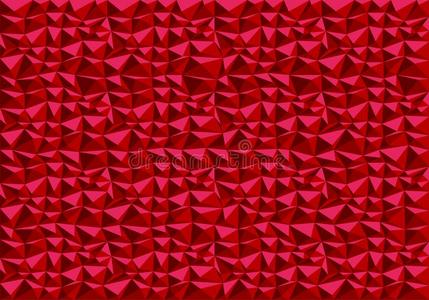 抽象的红色的多边形模式背景质地矢量