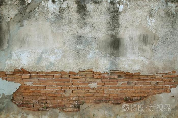 有裂缝的具体的酿酒的墙背景,老的墙