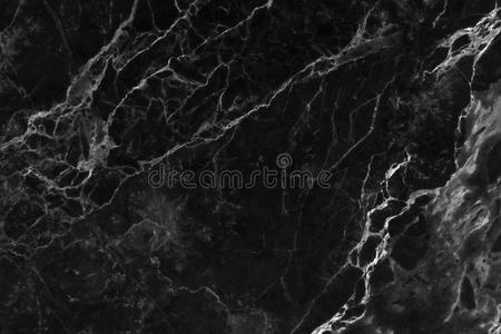 黑的大理石自然的模式为背景,抽象的黑的和
