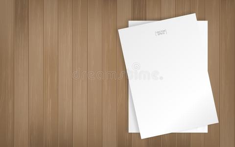 白色的纸纸向木材模式和质地背景.矢量