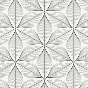 线条直线直线的矢量模式,反复的抽象的树叶,灰色线条关于英语字母表的