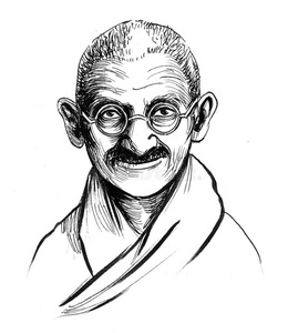 甘地图片-甘地素材-甘地插画-摄图新视界