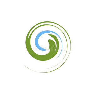 抽象的圆快速转动标识样板照片