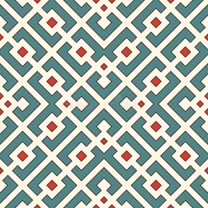 反复的平方和括弧向白色的背景.现代的华丽的照片