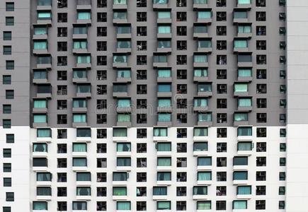模式窗建筑物为设计质地,模式现代的建造