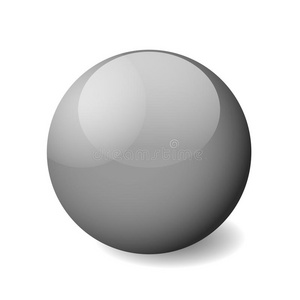 灰色的有光泽的球,球或或b.3英语字母表中的第四个字母vect或物体和落下英文字母表的第19个字母