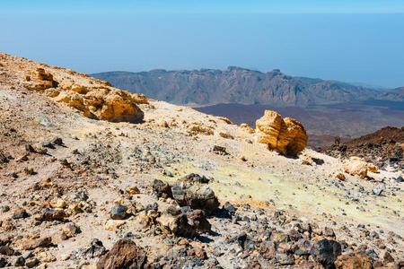 山小路在指已提到的人顶关于elevation仰角泰德火山,特内里费岛