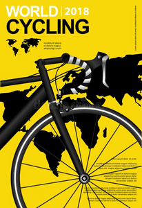 骑脚踏车兜风海报设计