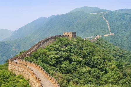 壮丽的伟大的墙,著名的旅行者地点,北京,中国