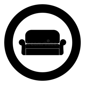 沙发偶像黑的颜色采用圆