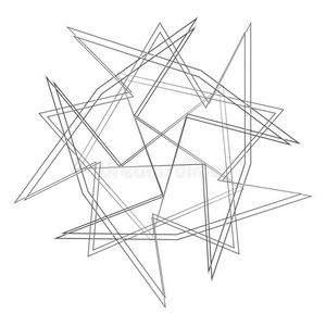 几何学的模式象征分形五角星形占星术邮票实验室