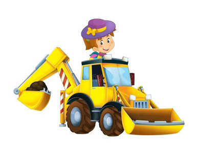 推土机动漫图片